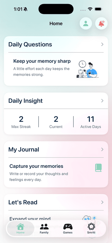 Recap App - Role Selection