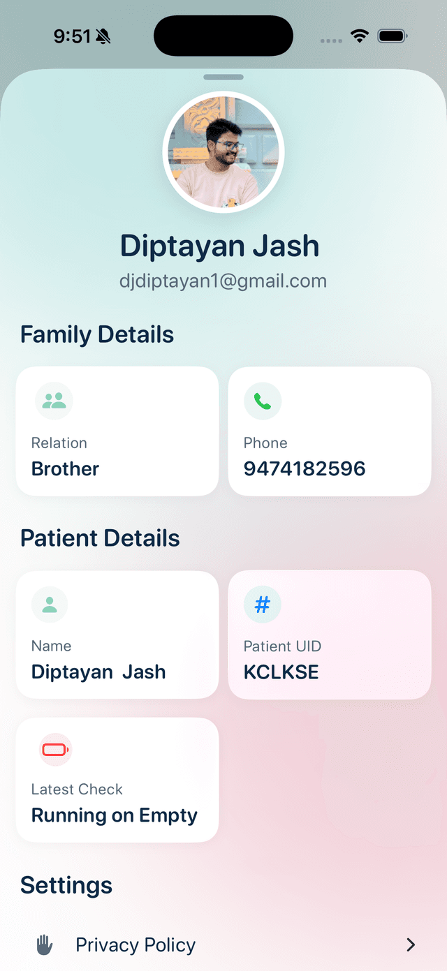 Caregiver Portal - Reminders
