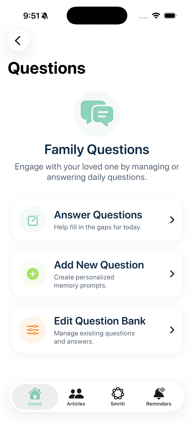 Caregiver Portal - Family Management