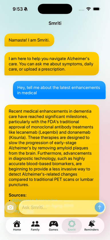 Recap App - Smriti AI Companion