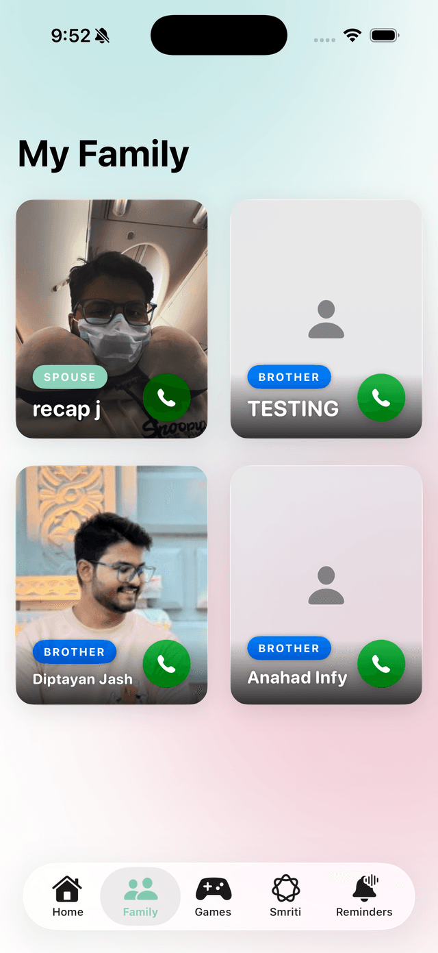 Caregiver Portal - Journal Entries